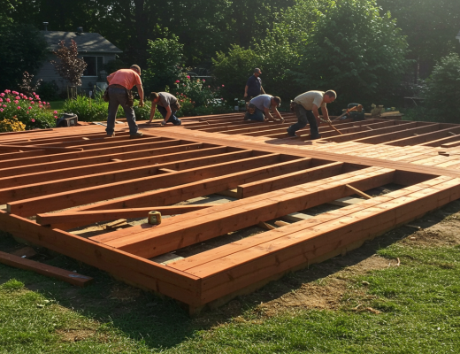 Construire sa terrasse en bois soi-même : étapes, conseils et astuces