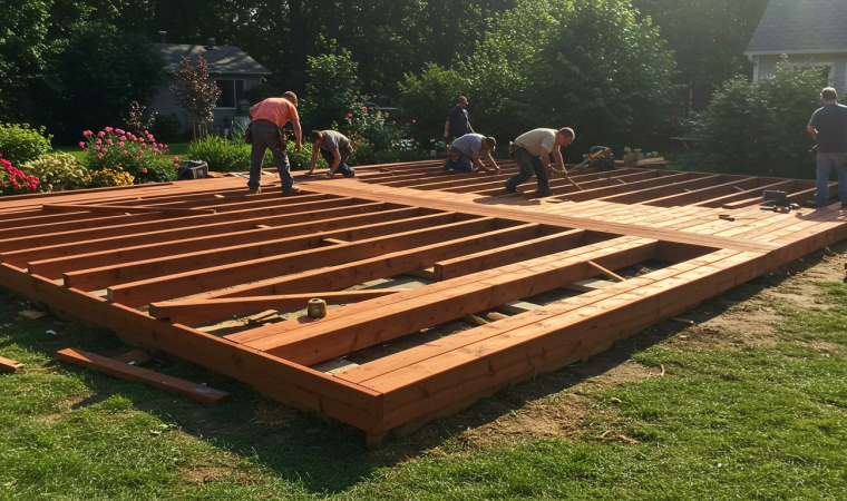 Construire sa terrasse en bois soi-même : étapes, conseils et astuces