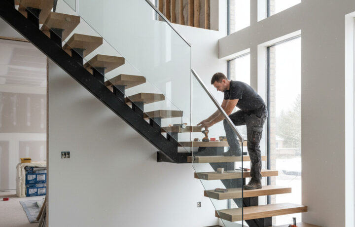 Installer une rampe d’escalier : quelles étapes prévoir ?