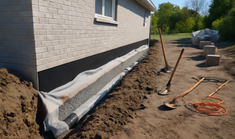 Pose de drains de fondation : protection de vos bâtiments des infiltrations d’eau