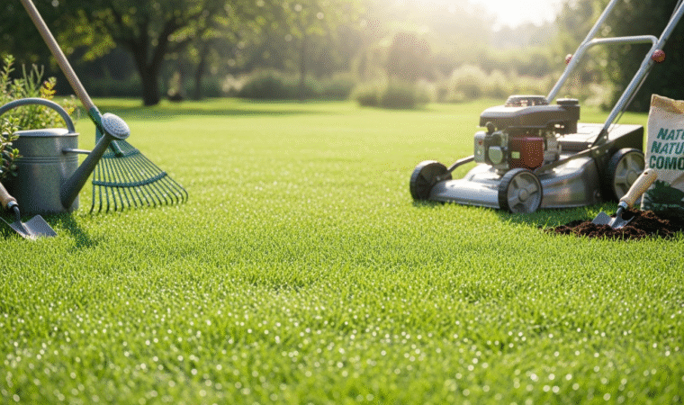 Pelouse parfaite sans produits chimiques : mode d’emploi