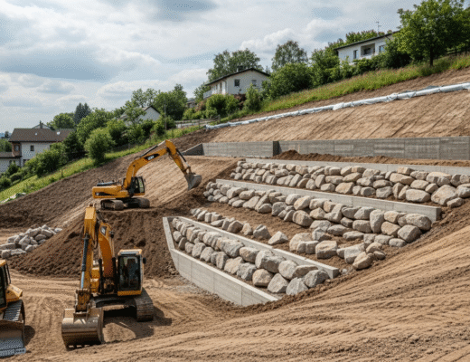 Aménagement de terrain : solutions pour une base stable