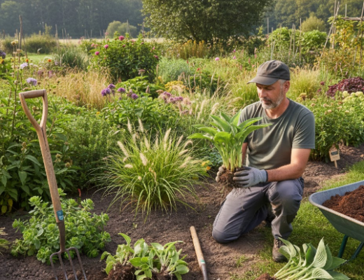 Division des touffes : multiplier les plantes lors de l&rsquo;entretien massifs