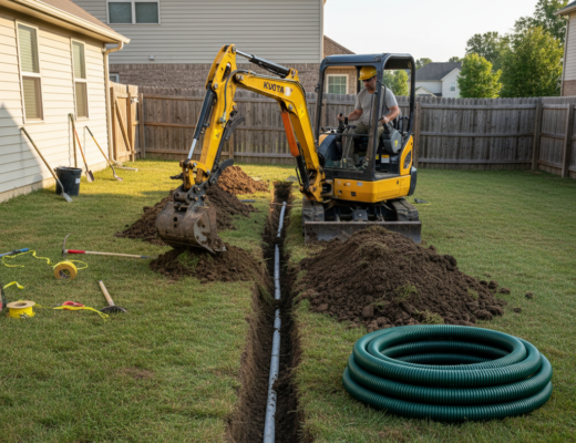 Irrigation souterraine des rejets : valorisation