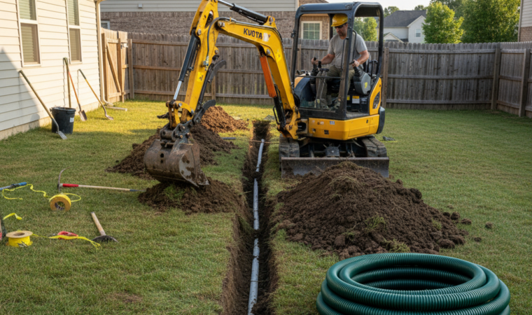 Irrigation souterraine des rejets : valorisation